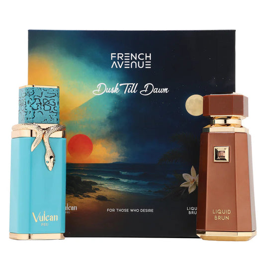 French Avenue Dusk Till Dawn Gift Set – Liquid Brun & Vulcan Feu 2x100ml
